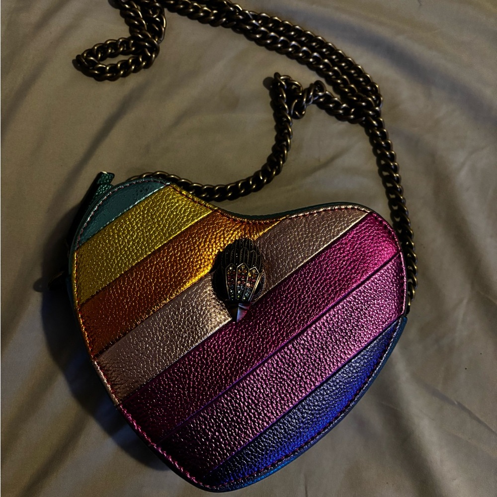Kurt Geiger Multicolor Heart Crossbody Bag